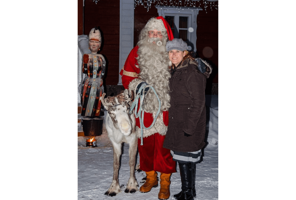 Meeting Santa in Lapland