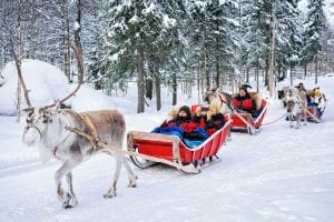 White Christmas in Lapland