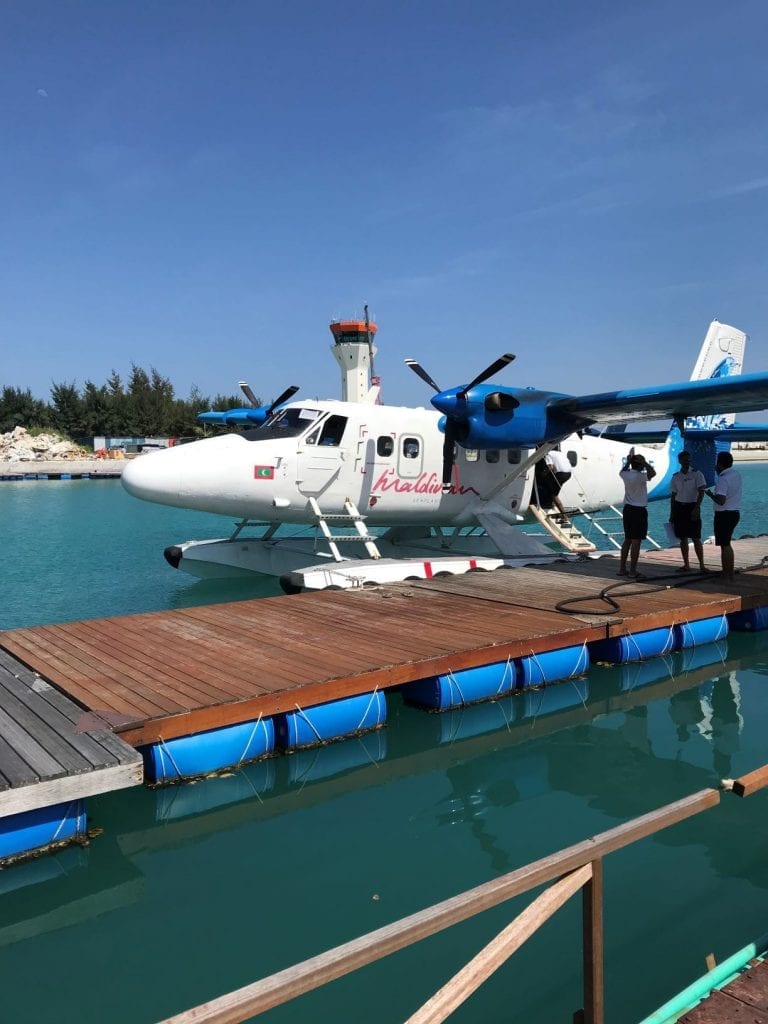 Sea Plane to Anantara Kihavah