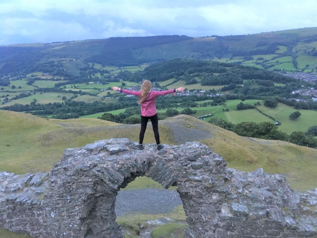 Visiting Castell Dinas Bran in Llangollen, Wales