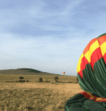 ‘Hot Air Balloon with Champagne Breakfast in the Maasai Mara’